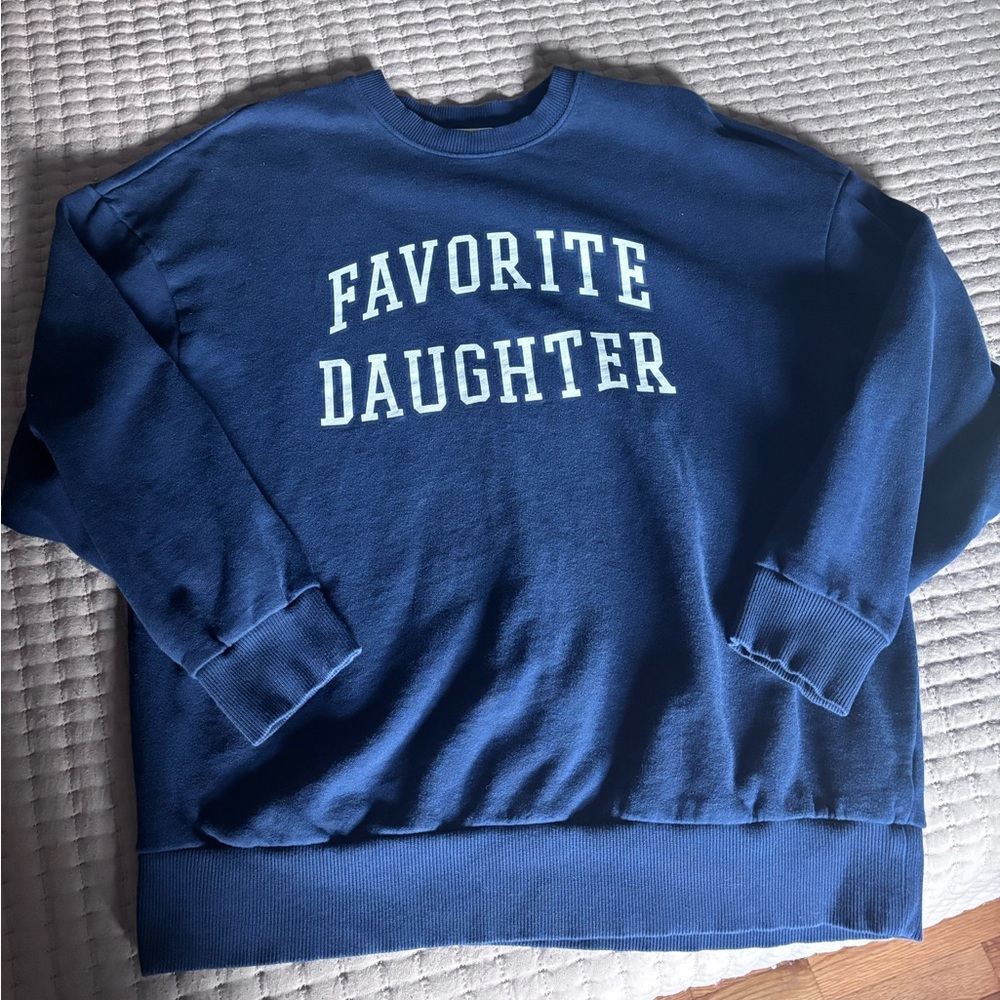 Favorite Daughter Collegiate Sweatshirt Navy